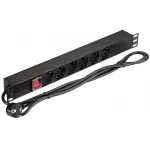 Блок распределения питания Lanmaster NM-PD16A-6XSH+S-2.0 гор.размещ. 6xSchuko базовые 16A Schuko 2м Блок распределения питания Lanmaster NM-PD16A-6XSH+S-2.0 гор.размещ. 6xSchuko базовые 16A Schuko 2м