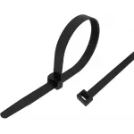 Стяжка пластиковая Rexant 87-0401 400x4.8мм (упак:100шт) нейлон внешний (-60/+85) черный
