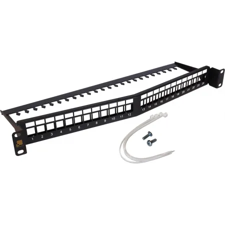 Патч-панель наборная Lanmaster LAN-PPAR24OK-UTP 19" 1U 24xRJ45 UTP Патч-панель наборная Lanmaster LAN-PPAR24OK-UTP 19" 1U 24xRJ45 UTP