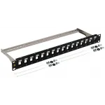 Патч-панель наборная Lanmaster LAN-PPN16OK-UTP 19" 1U 16x UTP Патч-панель наборная Lanmaster LAN-PPN16OK-UTP 19" 1U 16x UTP
