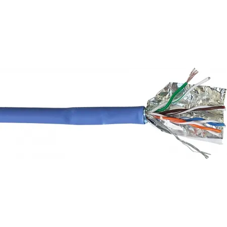 Кабель информационный Lanmaster LAN-5EFTP-PT-LSZH-BL кат.5E FTP 4 пары 26AWG LSZH внутренний 305м синий