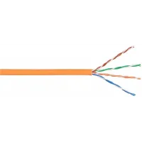 Кабель информационный Lanmaster LAN-5EFTP-PT-LSZH-OR кат.5E FTP 4 пары 26AWG LSZH внутренний 305м оранжевый
