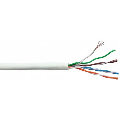 Кабель информационный Lanmaster LAN-5EFTP-PT-LSZH-WH кат.5E FTP 4 пары 26AWG LSZH внутренний 305м серый