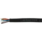 Кабель информационный Lanmaster LAN-5EUTP-HFLT-BK кат.5E UTP 4 пары 24AWG LSZH внутренний 305м черный