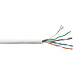 Кабель информационный Lanmaster LAN-5EUTP-HFLT-WH кат.5E UTP 4 пары 24AWG LSZH внутренний 305м белый