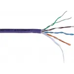 Кабель информационный Lanmaster LAN-5EUTP-PT-LSZH-VI кат.5E UTP 4 пары 24AWG LSZH внутренний 305м фиолетовый