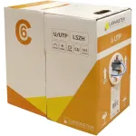 Кабель информационный Lanmaster LAN-6EUTP-HFLT-BL кат.6 UTP 4 пары 23AWG LSZH внутренний 305м черный
