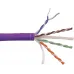 Кабель информационный Lanmaster LAN-6EUTP-HFLT-VI кат.6 UTP 4 пары 23AWG LSZH внутренний 305м фиолетовый