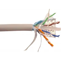 Кабель информационный Lanmaster LAN-6AFTP-HFLT-GY кат.6A FTP 4 пары 23AWG LSZH внутренний 305м серый