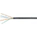 Кабель информационный Cabeus UTP-4P-Cat.6-SOLID-OUT-LSZH-UV кат.6 U/UTP LSZH универсальный 305м черный