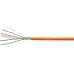 Кабель информационный Cabeus UTP-4P-Cat.6-SOLID-LSZH кат.6 U/UTP LSZH универсальный 305м оранжевый