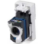 Вставка Cabeus KJ-RJ45-CAT.6-180T-FP-L-22,5 установочная Keystone 1xRJ45 ABS пластик белый