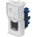 Вставка Cabeus KJ-RJ45-CAT.6-180T-FP-L-22,5 установочная Keystone 1xRJ45 ABS пластик белый