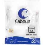 Патч-корд Cabeus PC-UTP-RJ45-Cat.5e-0.3m-WH-LSZH U/UTP RJ-45 вил.-вилка RJ-45 кат.5E 0.3м белый LSZH Патч-корд Cabeus PC-UTP-RJ45-Cat.5e-0.3m-WH-LSZH U/UTP RJ-45 вил.-вилка RJ-45 кат.5E 0.3м белый LSZH