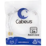 Патч-корд Cabeus PC-UTP-RJ45-Cat.5e-0.5m-WH-LSZH U/UTP RJ-45 вил.-вилка RJ-45 кат.5E 0.5м белый LSZH Патч-корд Cabeus PC-UTP-RJ45-Cat.5e-0.5m-WH-LSZH U/UTP RJ-45 вил.-вилка RJ-45 кат.5E 0.5м белый LSZH