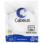 Патч-корд Cabeus PC-UTP-RJ45-CAT.5E-0.5M-WH U/UTP RJ-45 вил.-вилка RJ-45 кат.5E 0.5м белый ПВХ Патч-корд Cabeus PC-UTP-RJ45-CAT.5E-0.5M-WH U/UTP RJ-45 вил.-вилка RJ-45 кат.5E 0.5м белый ПВХ