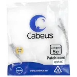 Патч-корд Cabeus PC-UTP-RJ45-CAT.5E-0.3M-LSZH U/UTP RJ-45 вил.-вилка RJ-45 кат.5E 0.3м серый LSZH Патч-корд Cabeus PC-UTP-RJ45-CAT.5E-0.3M-LSZH U/UTP RJ-45 вил.-вилка RJ-45 кат.5E 0.3м серый LSZH