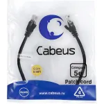 Патч-корд Cabeus PC-UTP-RJ45-CAT.5E-0.3M-BK U/UTP RJ-45 вил.-вилка RJ-45 кат.5E 0.3м черный ПВХ Патч-корд Cabeus PC-UTP-RJ45-CAT.5E-0.3M-BK U/UTP RJ-45 вил.-вилка RJ-45 кат.5E 0.3м черный ПВХ