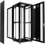 Шкаф серверный Cabeus (ND-05C-47U80/100-BK) напольный 47U 800x1000мм пер.дв.перфор. задн.дв.перфор. 800кг черный 900мм IP20 Шкаф серверный Cabeus (ND-05C-47U80/100-BK) напольный 47U 800x1000мм пер.дв.перфор. задн.дв.перфор. 800кг черный 900мм IP20