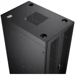 Шкаф серверный Cabeus (ND-SC-42U80/120-BK) напольный 42U 800x1200мм пер.дв.перфор.2ств. задн.дв.перфор.2-хст. 1500кг черный 902мм IP20