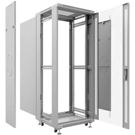 Шкаф коммутационный Cabeus (SH-05C-12U60/60) напольный 12U 600x600мм пер.дв.стекл металл 800кг серый 500мм 730мм IP20 сталь Шкаф коммутационный Cabeus (SH-05C-12U60/60) напольный 12U 600x600мм пер.дв.стекл металл 800кг серый 500мм 730мм IP20 сталь