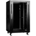 Шкаф коммутационный Cabeus (SH-05C-18U60/60-BK) напольный 12U 600x600мм пер.дв.стекл металл 800кг черный 500мм 988мм IP20 сталь Шкаф коммутационный Cabeus (SH-05C-18U60/60-BK) напольный 12U 600x600мм пер.дв.стекл металл 800кг черный 500мм 988мм IP20 сталь