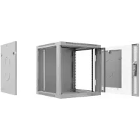 Шкаф коммутационный Cabeus (SH-05F-12U60/60-R) настенный 12U 600x600мм пер.дв.стекл 50кг RAL 7035 550мм 220град. 635мм IP20 сталь Шкаф коммутационный Cabeus (SH-05F-12U60/60-R) настенный 12U 600x600мм пер.дв.стекл 50кг RAL 7035 550мм 220град. 635мм IP20 сталь