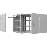 Шкаф коммутационный Cabeus (SH-05F-9U60/60M) настенный 9U 600x600мм пер.дв.металл 60кг серый 540мм 501мм 20 сталь Шкаф коммутационный Cabeus (SH-05F-9U60/60M) настенный 9U 600x600мм пер.дв.металл 60кг серый 540мм 501мм 20 сталь