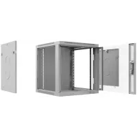 Шкаф коммутационный Cabeus (SH-05F-9U60/45) настенный 9U 600x450мм пер.дв.стекл 60кг серый 390мм 501мм IP20 сталь Шкаф коммутационный Cabeus (SH-05F-9U60/45) настенный 9U 600x450мм пер.дв.стекл 60кг серый 390мм 501мм IP20 сталь
