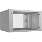 Шкаф коммутационный Cabeus (WSC-05D-6U55/45) настенный 6U 550x450мм пер.дв.стекл 30кг серый 390мм 220град. 320мм IP20 сталь Шкаф коммутационный Cabeus (WSC-05D-6U55/45) настенный 6U 550x450мм пер.дв.стекл 30кг серый 390мм 220град. 320мм IP20 сталь