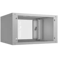 Шкаф коммутационный Cabeus (WSC-05D-6U55/45) настенный 6U 550x450мм пер.дв.стекл 30кг серый 390мм 220град. 320мм IP20 сталь Шкаф коммутационный Cabeus (WSC-05D-6U55/45) настенный 6U 550x450мм пер.дв.стекл 30кг серый 390мм 220град. 320мм IP20 сталь
