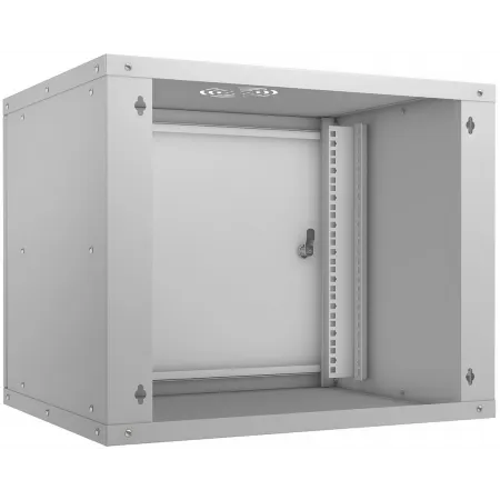 Шкаф коммутационный Cabeus (WSC-05D-9U55/45M) настенный 9U 550x450мм пер.дв.металл 30кг серый 390мм IP20 сталь
