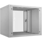 Шкаф коммутационный Cabeus (WSC-05D-9U55/45) настенный 9U 550x450мм пер.дв.стекл 30кг серый IP20 сталь Шкаф коммутационный Cabeus (WSC-05D-9U55/45) настенный 9U 550x450мм пер.дв.стекл 30кг серый IP20 сталь