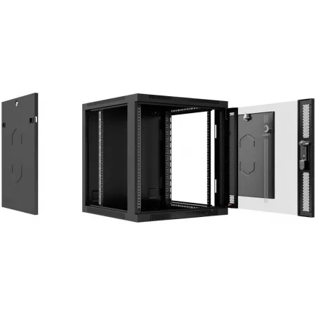 Шкаф коммутационный Cabeus (SH-05F-15U60/60-R-BK) настенный 15U 600x600мм пер.дв.стекл 60кг черный 540мм 769мм IP20 сталь Шкаф коммутационный Cabeus (SH-05F-15U60/60-R-BK) настенный 15U 600x600мм пер.дв.стекл 60кг черный 540мм 769мм IP20 сталь