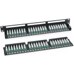 Патч-панель Cabeus PLHD-48-CAT.5E-DUAL 19" 1U 48xRJ45 кат.5E