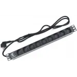 Блок распределения питания Cabeus PDU-9P-2EU гор.размещ. 9xSchuko 16A C14 2м Блок распределения питания Cabeus PDU-9P-2EU гор.размещ. 9xSchuko 16A C14 2м