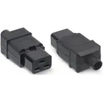 Вилка Cabeus IEC-320-C19 черный Вилка Cabeus IEC-320-C19 черный