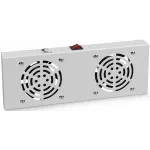 Модуль вентиляторный Cabeus (TRAY-FAN2) 2 вент. серый Модуль вентиляторный Cabeus (TRAY-FAN2) 2 вент. серый