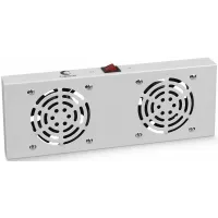 Модуль вентиляторный Cabeus (TRAY-FAN2) 2 вент. серый