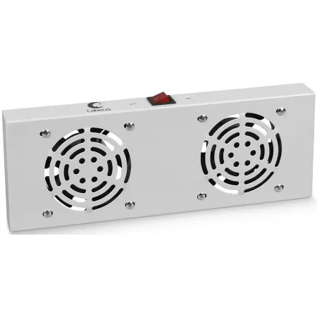 Модуль вентиляторный Cabeus (TRAY-FAN2) 2 вент. серый
