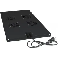 Модуль вентиляторный Cabeus (TRAY-100-BK) 4 вент. черный