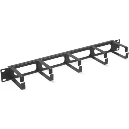 Кабельный органайзер горизонтальный Cabeus JB08-1U-BK кольца 1U шир.:19" глуб.:100мм Кабельный органайзер горизонтальный Cabeus JB08-1U-BK кольца 1U шир.:19" глуб.:100мм
