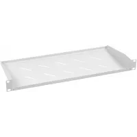 Полка стационарная Cabeus SH-J017-1U-200 1U нагр.:15кг. 19" 200мм серый