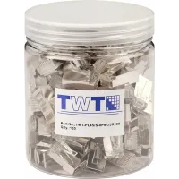 Коннектор Lanmaster (TWT-PL45/S-8P8C/JR100) STP кат.5E RJ45 прозрачный (упак.:100шт) Коннектор Lanmaster (TWT-PL45/S-8P8C/JR100) STP кат.5E RJ45 прозрачный (упак.:100шт)