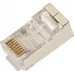 Коннектор Lanmaster (TWT-PL45/S-8P8C/JR100) STP кат.5E RJ45 прозрачный (упак.:100шт) Коннектор Lanmaster (TWT-PL45/S-8P8C/JR100) STP кат.5E RJ45 прозрачный (упак.:100шт)