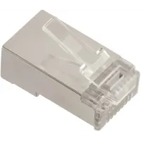 Коннектор Lanmaster (LAN-EZ45-8P8C/S6-100) STP кат.6 RJ45 серебристый (упак.:100шт) Коннектор Lanmaster (LAN-EZ45-8P8C/S6-100) STP кат.6 RJ45 серебристый (упак.:100шт)