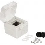 Розетка Lanmaster LAN-MB-F45/1-WP настен. MosaicRJ45 1