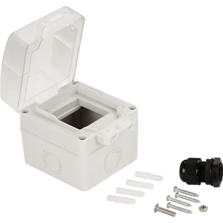 Розетка Lanmaster LAN-MB-F45/1-WP настен. MosaicRJ45 1