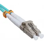 Патч-корд Cabeus FOP-50-LC-LC-2M 2x50/125 OM3 LC дуплекс-LC дуплекс 2м LSZH бирюзовый
