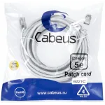 Патч-корд Cabeus PC-FTP-RJ45-CAT.5E-20M-LSZH F/UTP RJ-45 вил.-вилка RJ-45 кат.5E 20м серый LSZH Патч-корд Cabeus PC-FTP-RJ45-CAT.5E-20M-LSZH F/UTP RJ-45 вил.-вилка RJ-45 кат.5E 20м серый LSZH